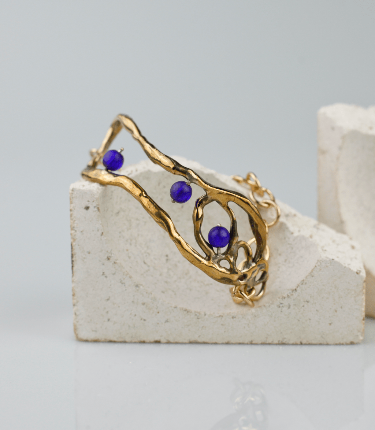 Bracciale Sunset blue - pezzo unico - Breccia Studio - bracciale