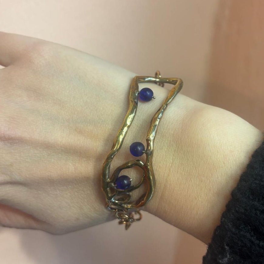 Bracciale Sunset blue - pezzo unico - Breccia Studio - bracciale