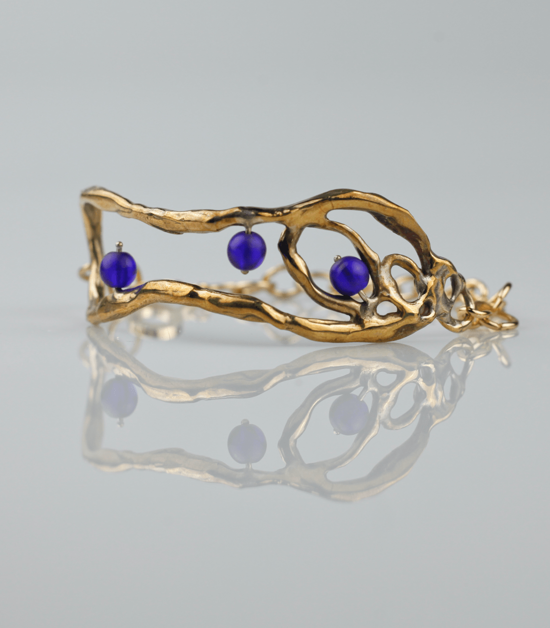 Bracciale Sunset blue - pezzo unico - Breccia Studio - bracciale