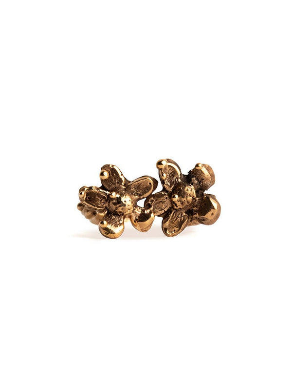 Anello con due fiori - Breccia Studio -