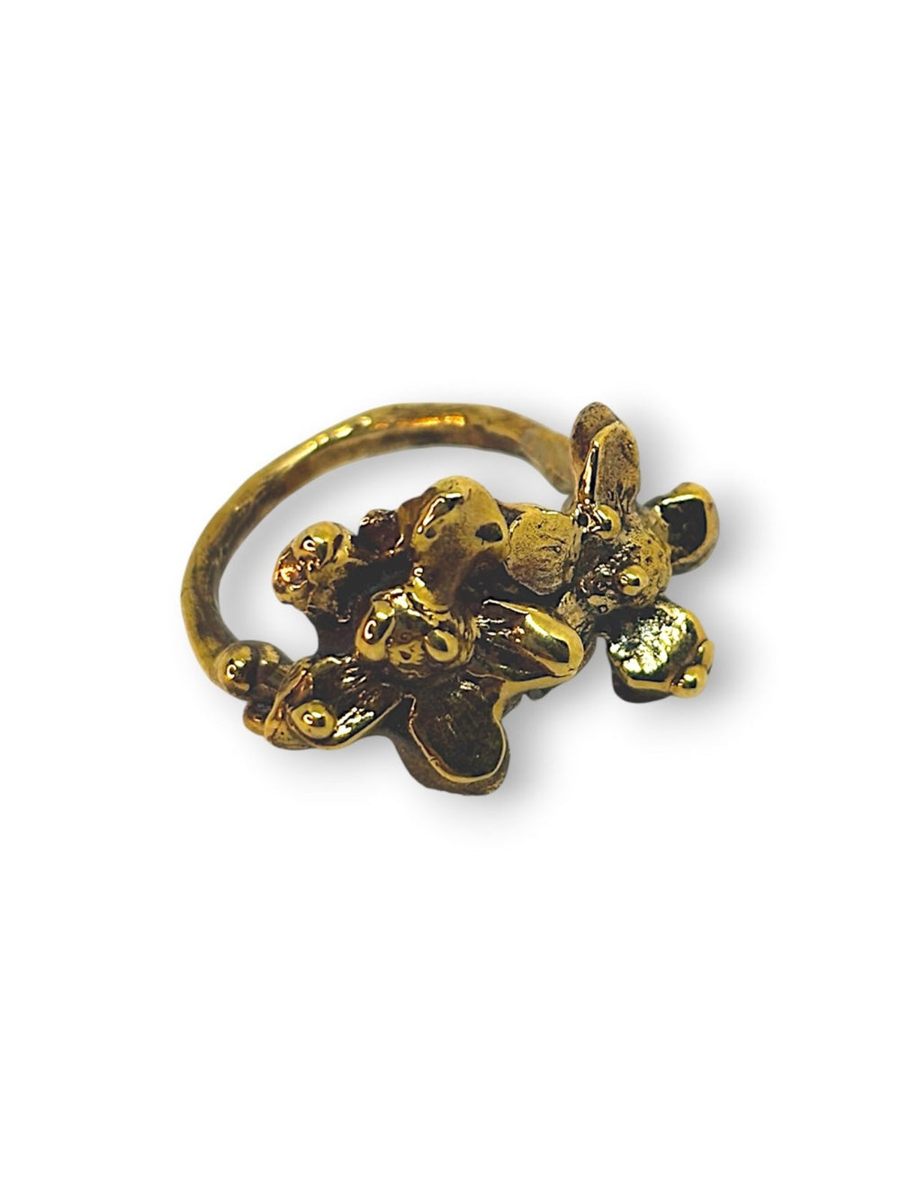 Anello con due fiori - Breccia Studio - 
