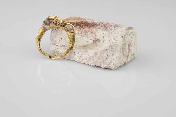 Anello piatto - Breccia Studio - 